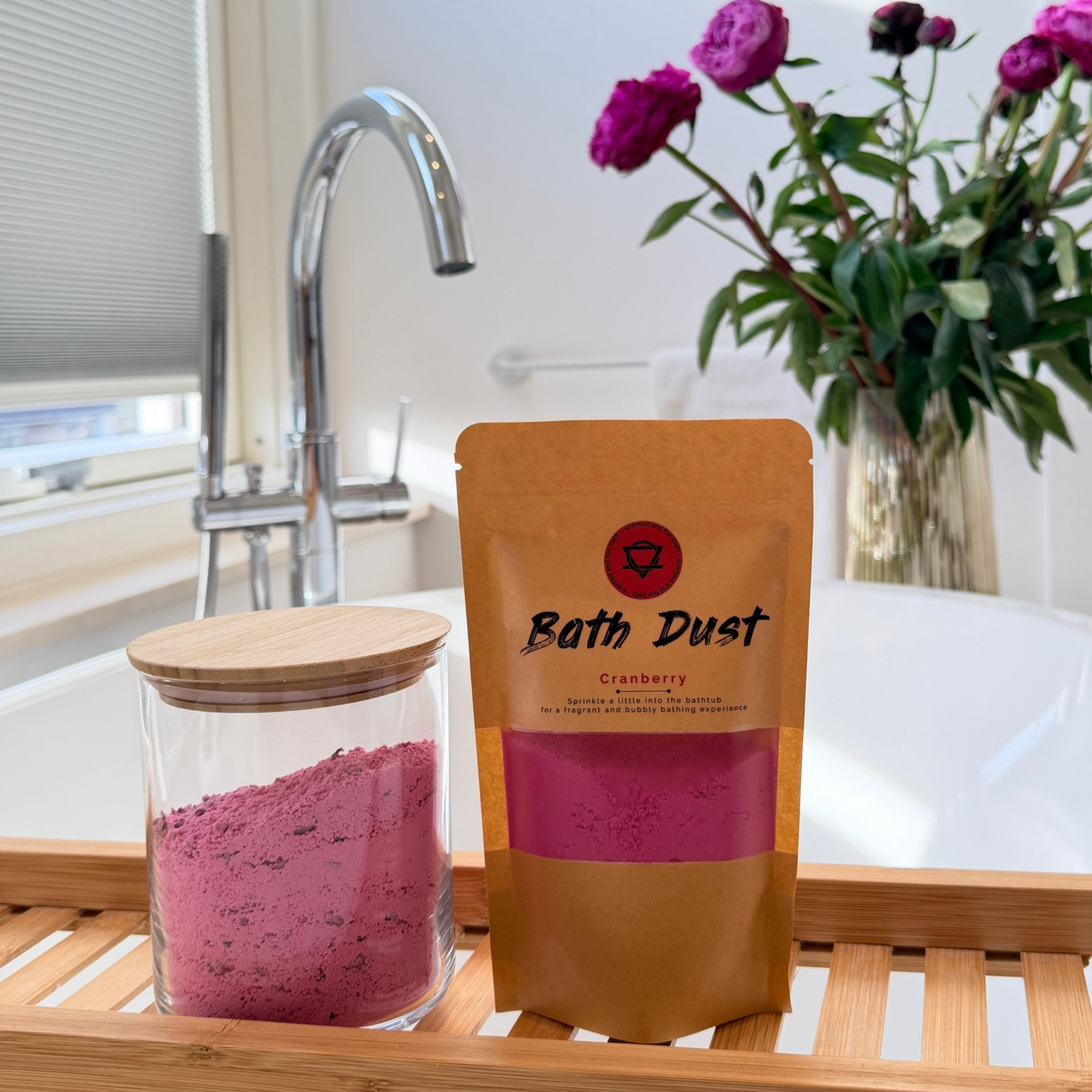 Cranberry Bath Dust — 200g