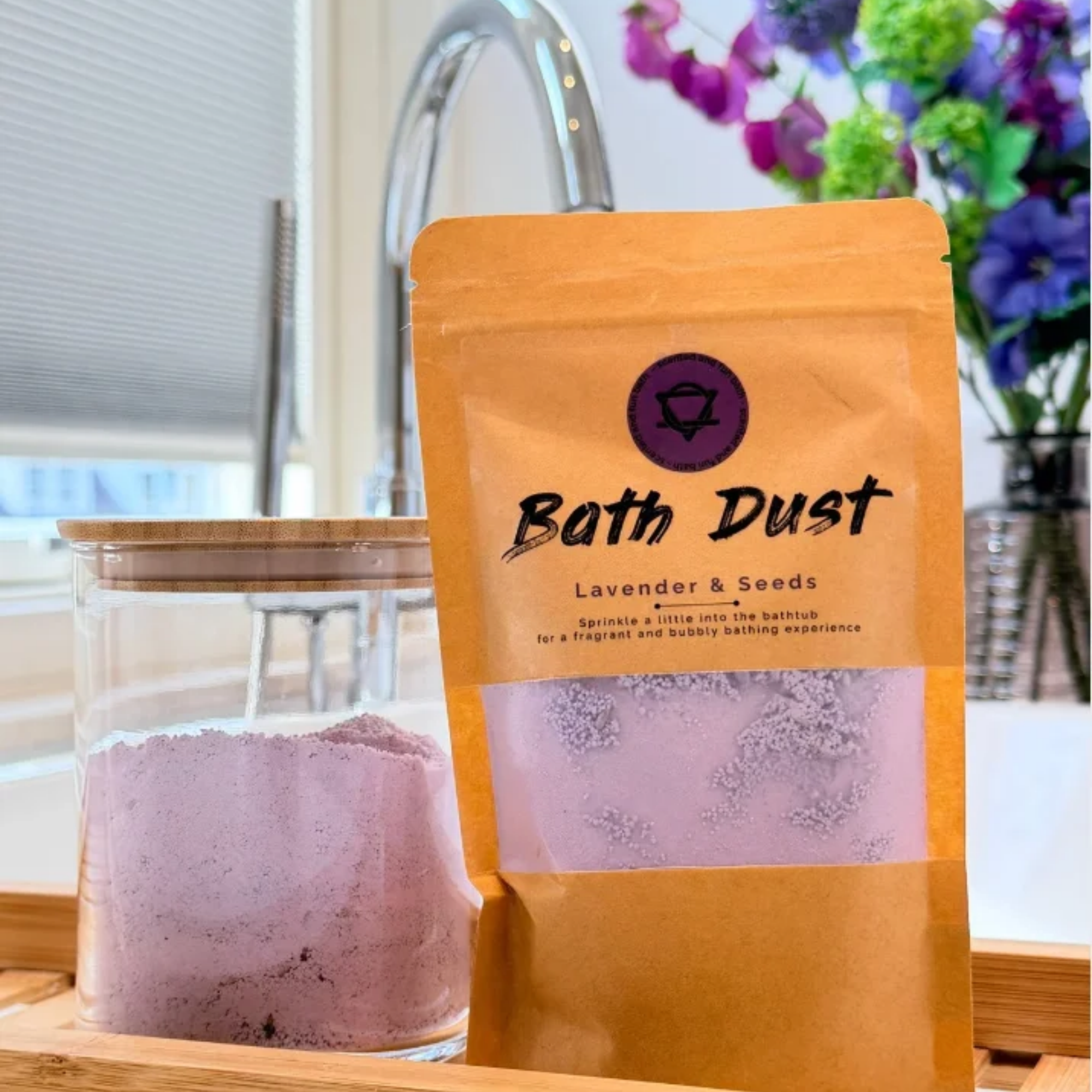 Lavender & Seeds Bath Dust — 200g