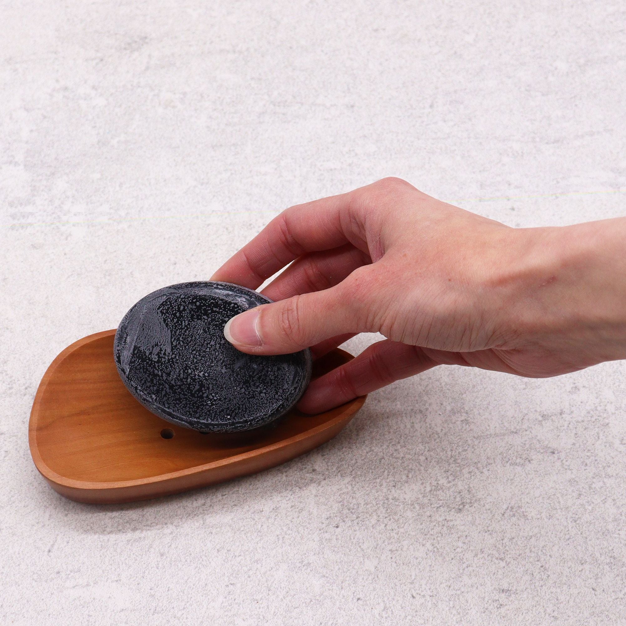 Mahonie Zeepschaaltje Pebble