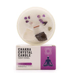 Crystal Candle — Crown Chakra