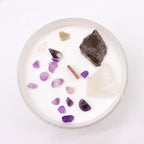 Crystal Candle — Crown Chakra