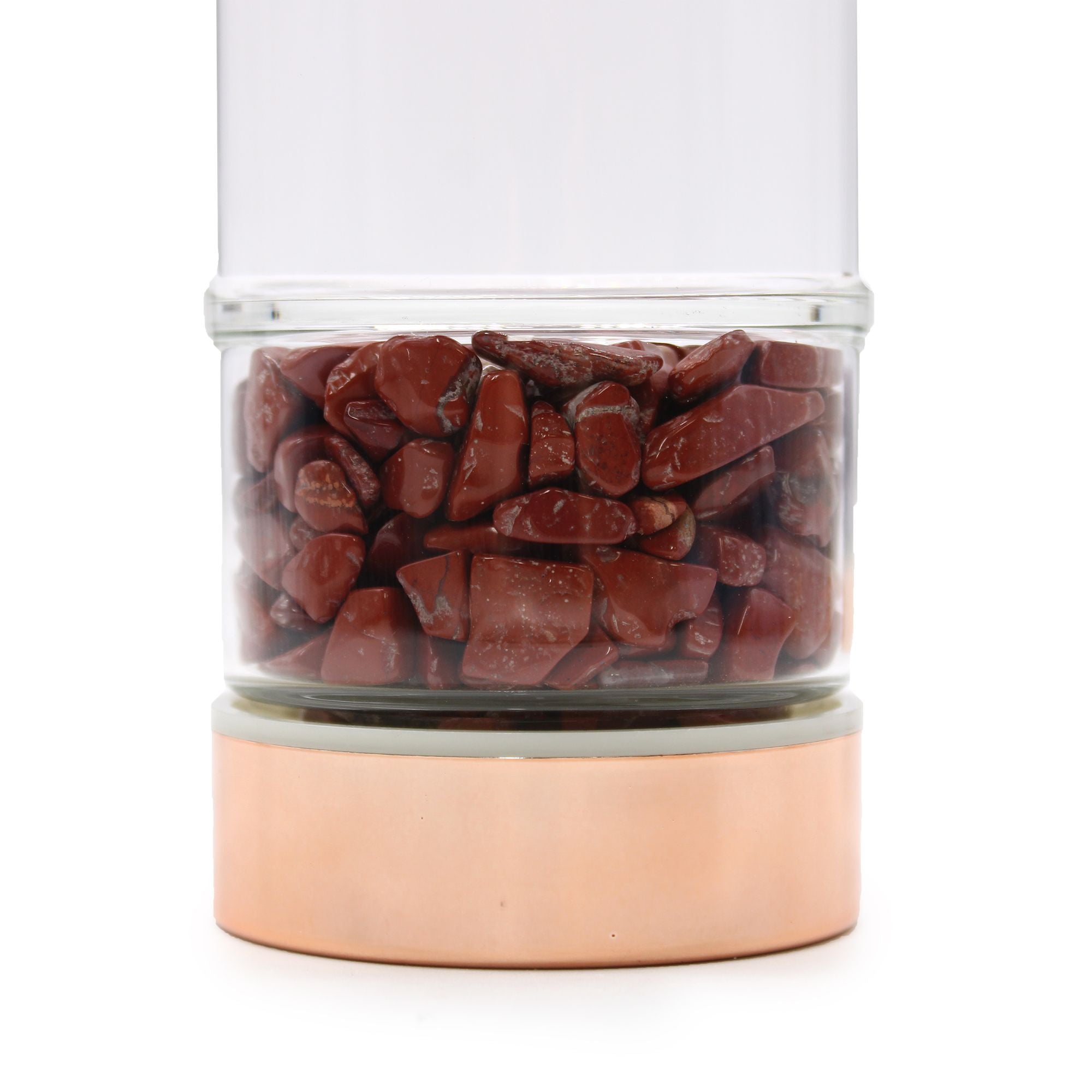 Luxury Crystal Tea Infuser — Red Jasper