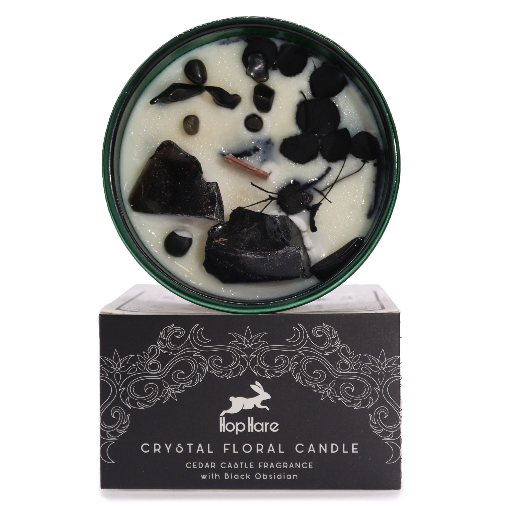 The King of Swords — Crystal Magic Flower Candle