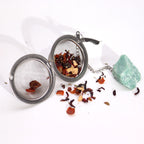 Aquamarine Crystal Tea Strainer
