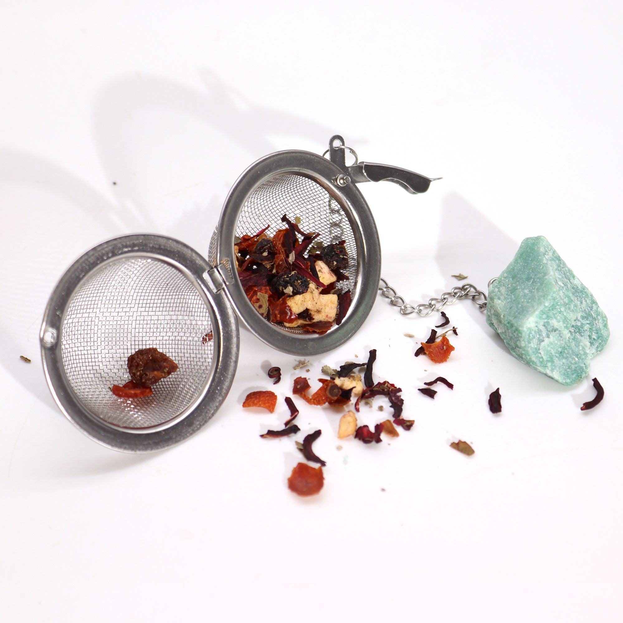 Aquamarine Crystal Tea Strainer