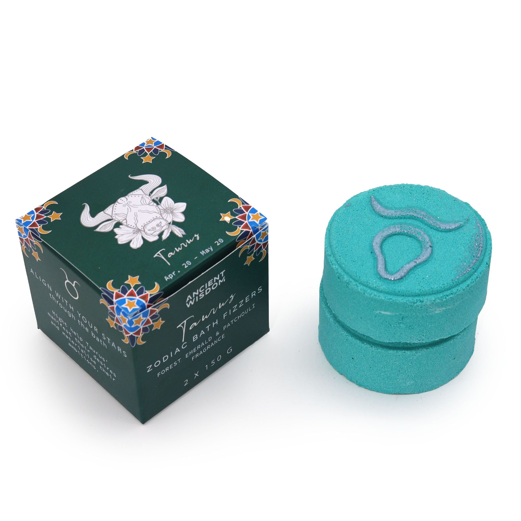Taurus Zodiac Bath Fizzers — Gift Set