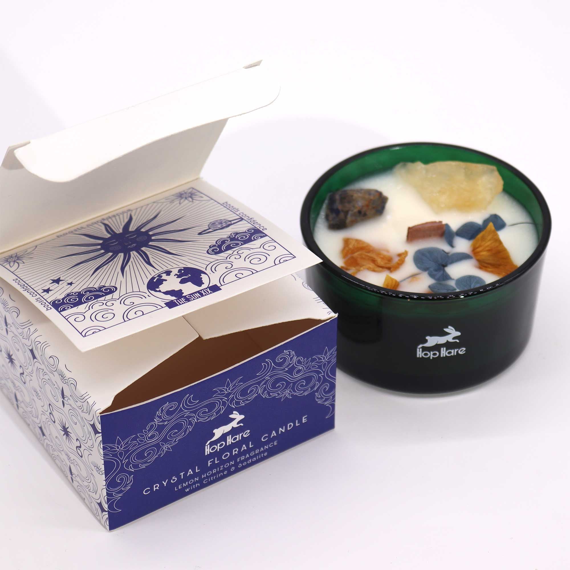 The Sun — Crystal Magic Flower Candle