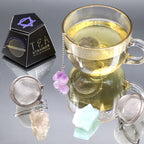 Black Obsidian Crystal Tea Strainer