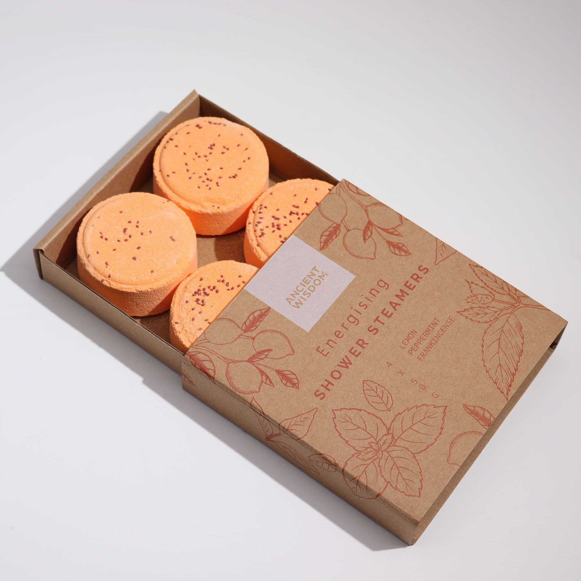 Energising Shower Steamers — Zen Wellness Set (4 stuks)