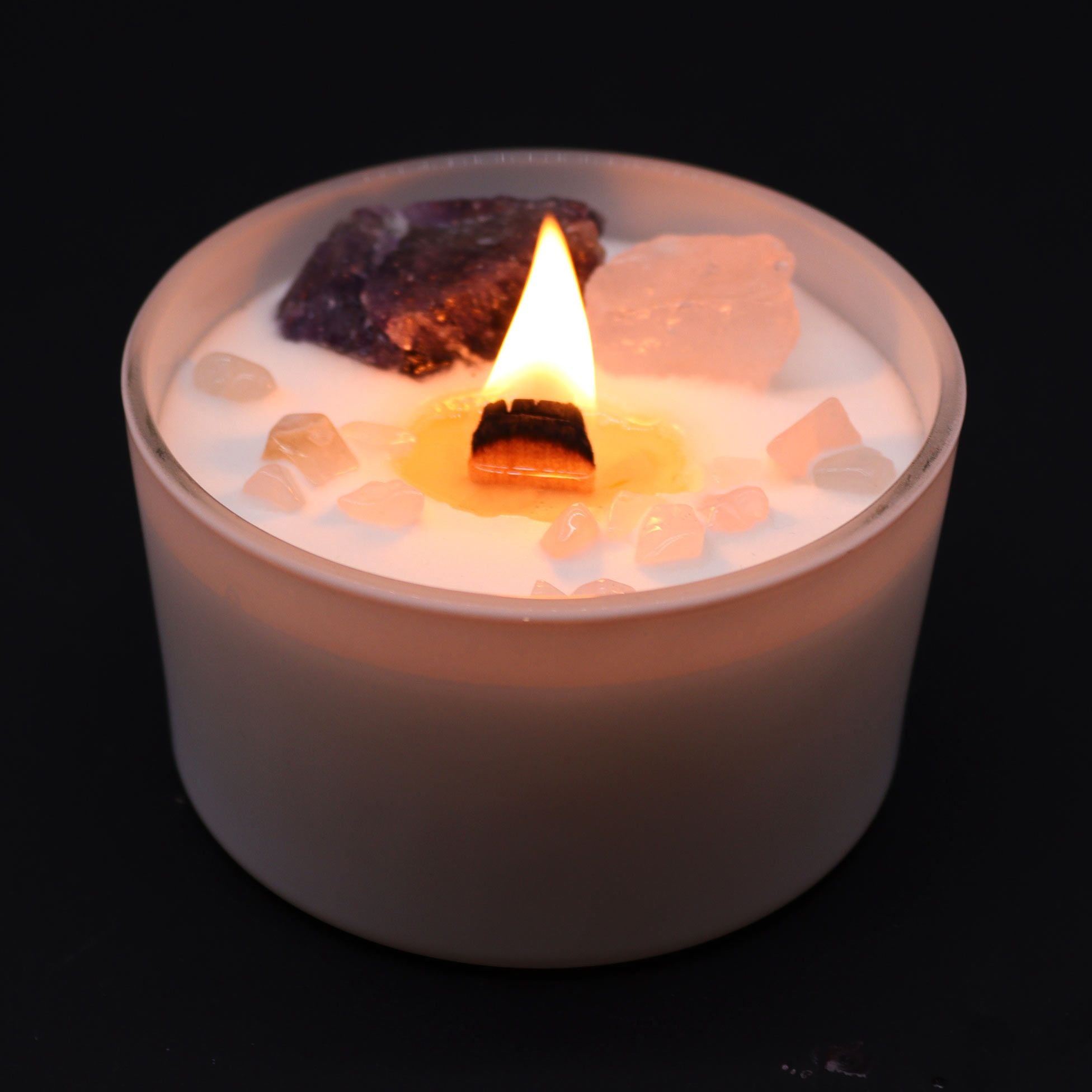 Crystal Candle — Third Eye Chakra
