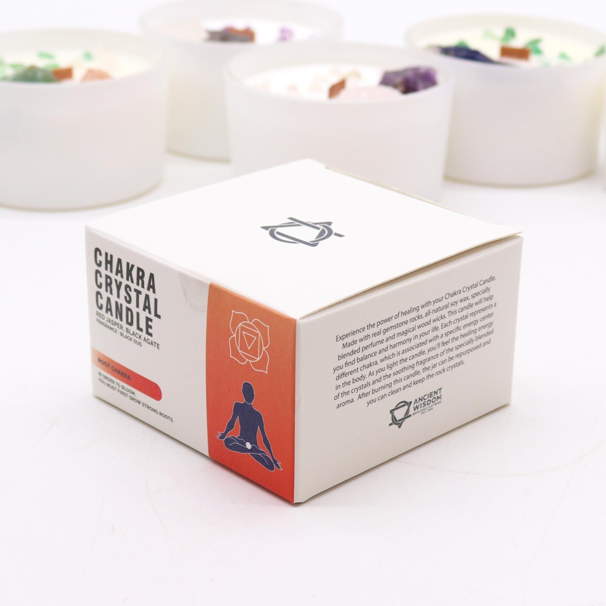 Crystal Candle — Root Chakra