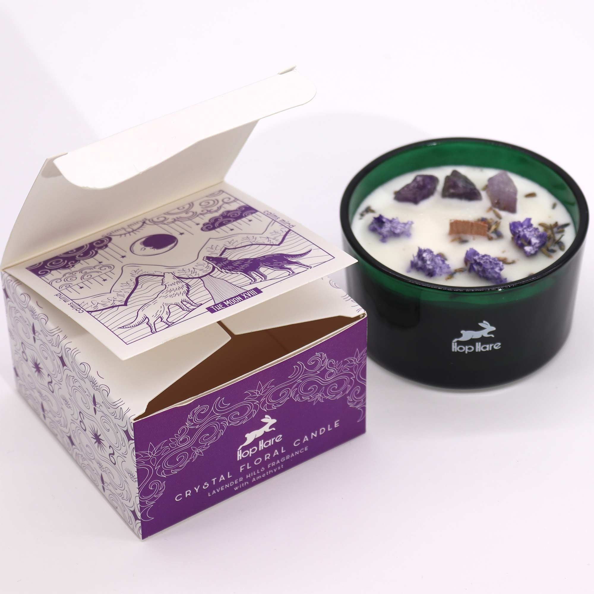 The Moon — Crystal Magic Flower Candle