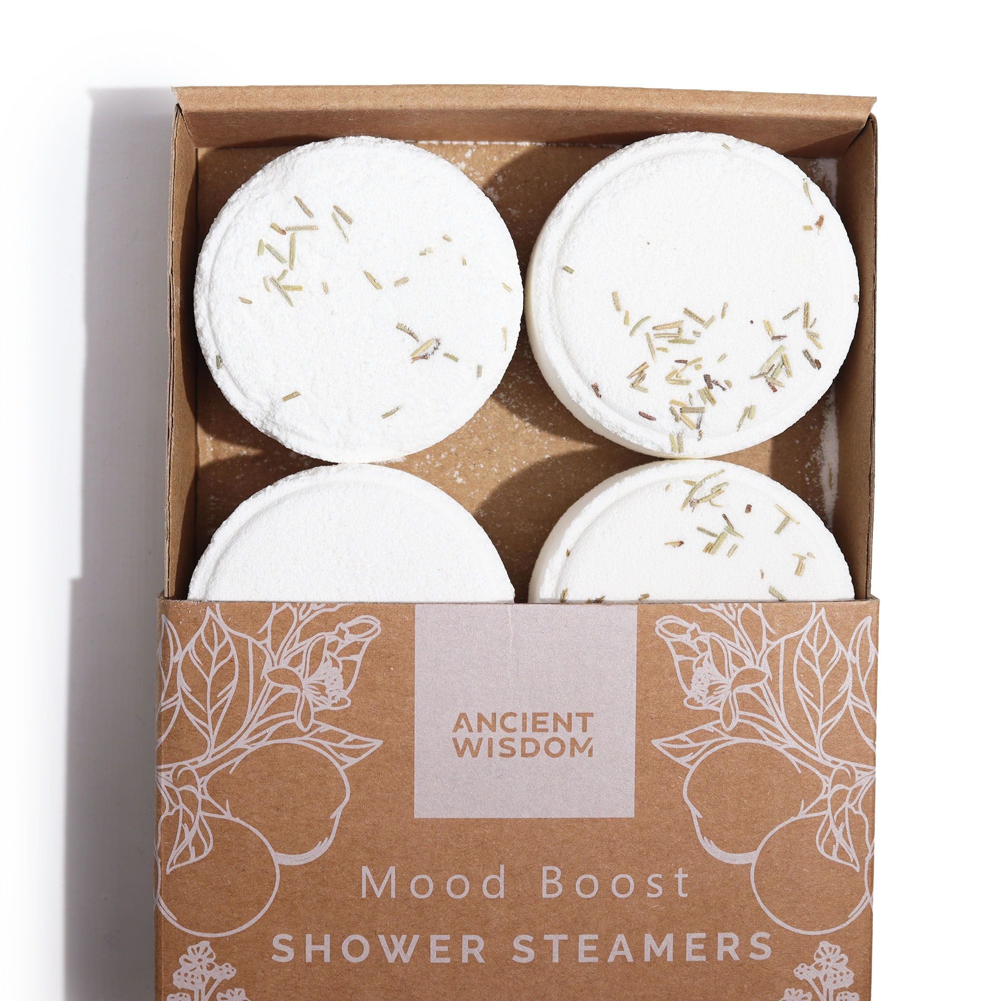 Mood Boost Shower Steamers — Zen Wellness Set (4 stuks)