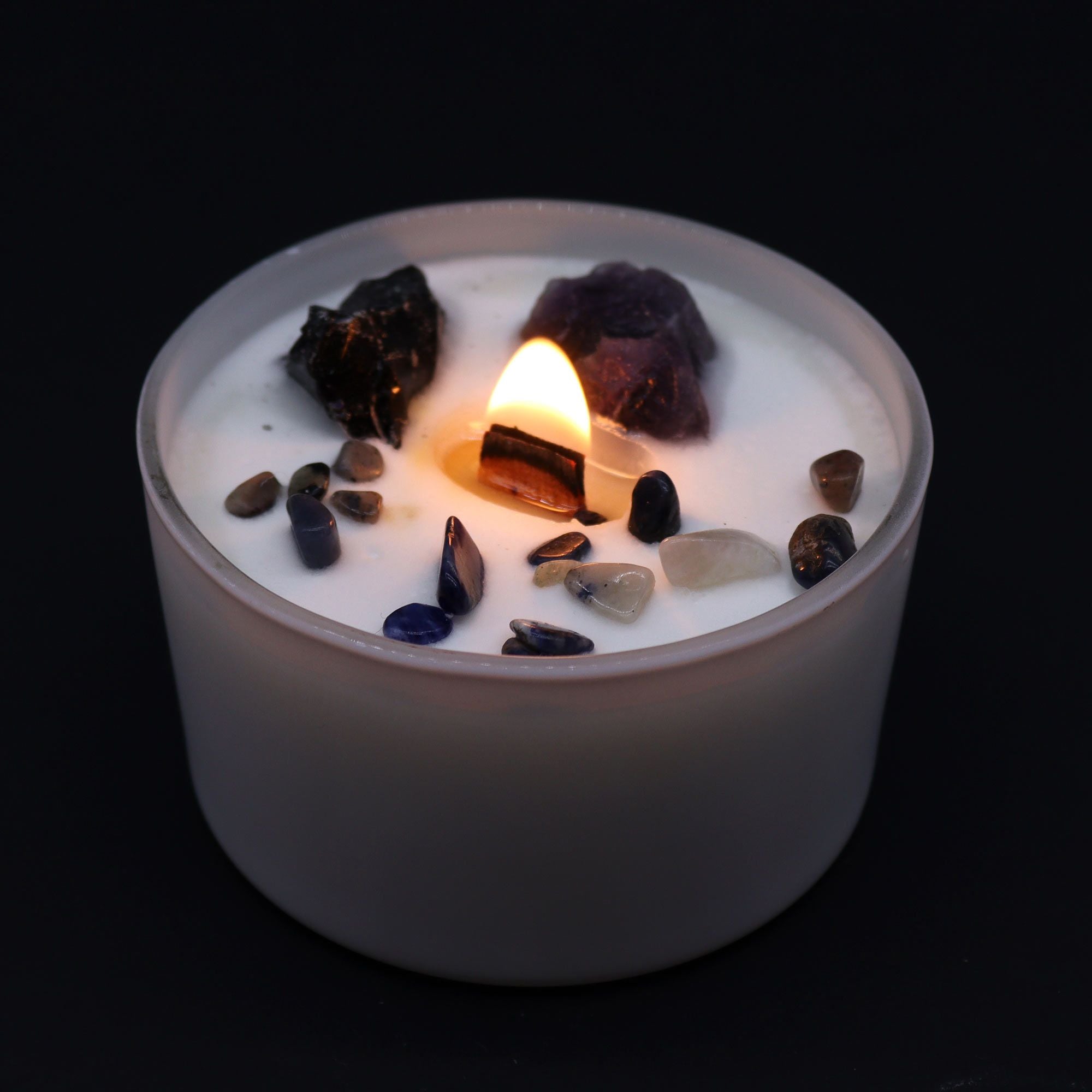 Crystal Candle — Solar Plexus Chakra